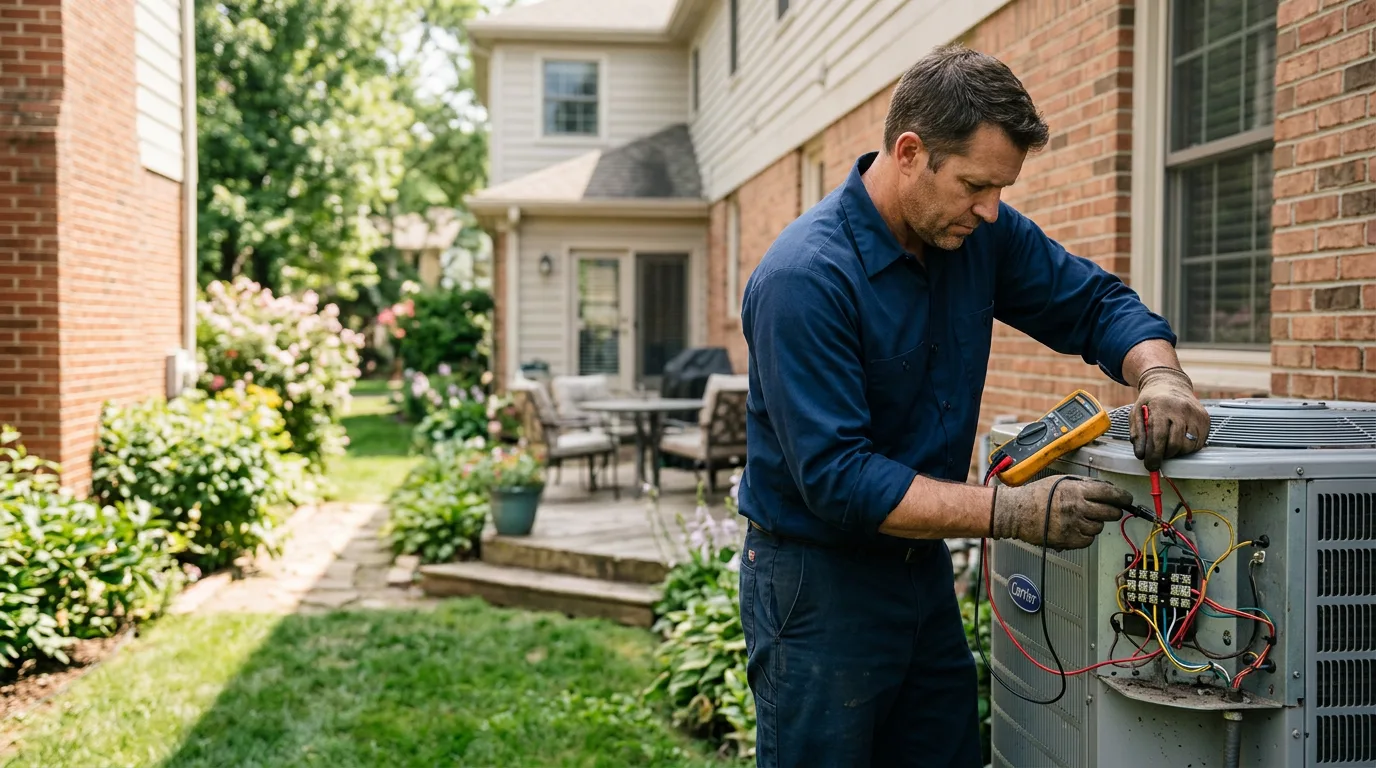 HVAC technician working near Williamston, NC